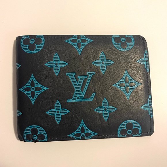 Louis Vuitton limited edition blue wallet - Picture 1 of 5